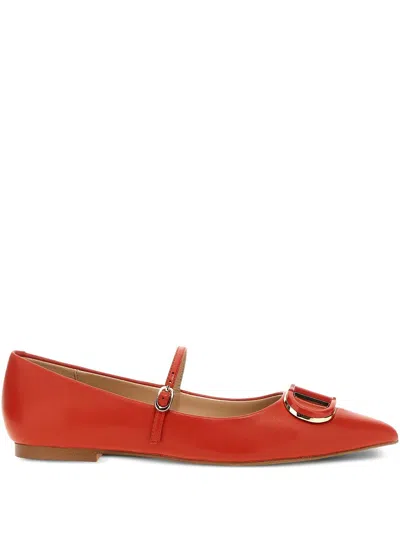 TWINSET OVAL T BALLET FLATS