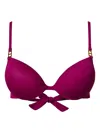 Twinset Haut De Maillot De Bain Push-up Avec Oval T In Purple