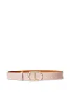 Twinset Oval T-buckle Belt In Pink