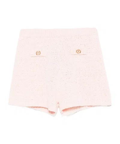 TWINSET OVAL T-BUTTONS KNITTED SHORTS