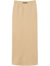 Twinset Oval T-chain Skirt In Neutrals