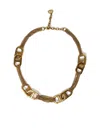 Twinset Oval T Choker Necklace In Gold