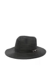 Shop Twinset Oval T-clasp Hat In Black
