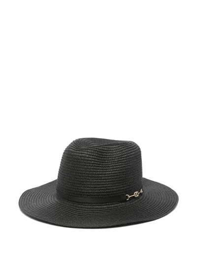 Twinset Oval T-clasp Hat In Black