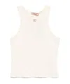 Twinset Oval T Fine-ribbed Tank Top
