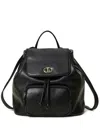 Twinset Oval T Logo Backpack In Black