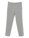 Twinset Twin-set Pinstripe Tailored Trousers In Gray