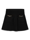 Twinset Oval T-plaque Skirt In Black