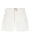 Twinset Twin-set 100% Cotton Comfortable Shorts In White