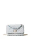 Twinset Oval T Shoulder Bag In Blue