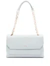 Twinset Oval T Shoulder Bag In Carta Da Zucchero