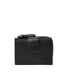 Twinset Oval Zip T Wallet In Black