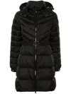 Twinset Padded Coat In Black