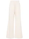 Twinset Palazzo Track Trousers In Neutrals