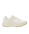 Twinset Twin-set Beige Polyurethane Polyester Elastane Flat Shoes In White