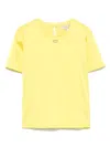 Twinset Panelled T-shirt In Yellow