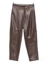 Twinset Panelled Trousers In Brown