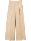 Twinset Pleat-detail Palazzo Trousers In Multicolor