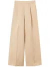 Twinset Pleat-detail Palazzo Trousers In Multicolor