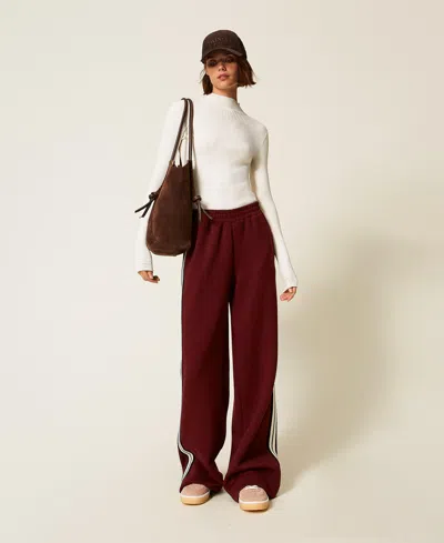 TWINSET PANTALON AMPLE EN SCUBA