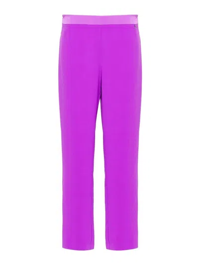 Twinset Actitude New York Pants In Purple