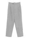 Twinset Twin-set Pinstripe Tailored Pants In Gray
