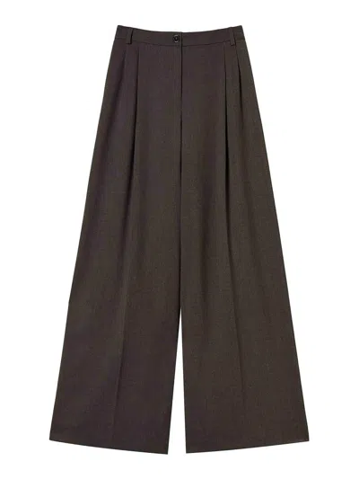 Twinset Pants In Gray