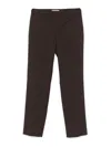 Twinset Pants In Brown