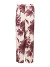 Twinset Floral Pants In Multi