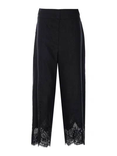 Twinset Pants In Black
