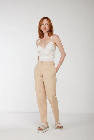 Twinset Pantalone Chino Beige