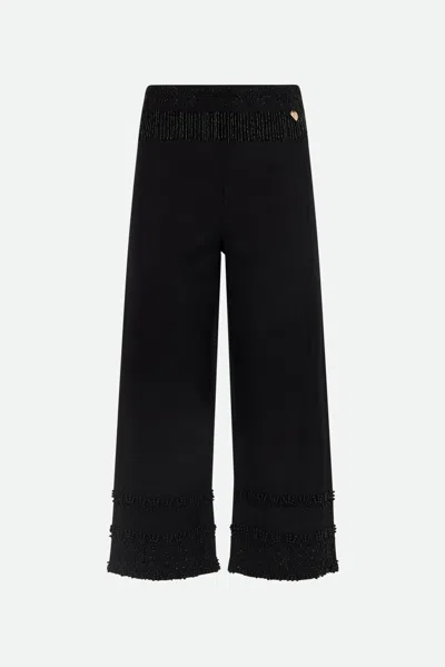 Twinset Pantalone Cropped Nero