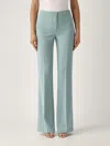 Twinset Pantalone Dritto Trousers In Blue