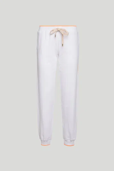 Twinset Pantalone Jogger Bianco In As Shown In The Picture
