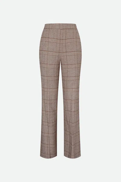 Twinset Pantalone Principe Di Galles In Marrone