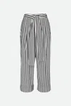 Twinset Striped Wide-leg Trousers In Multicolore