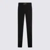 Twinset Belted-logo Trousers In Black