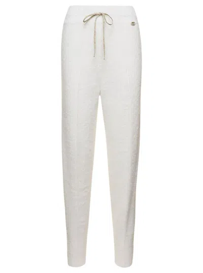 Twinset Knitted Trousers In White