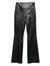 Twinset Twin-set High-waisted Flared Pants In Black