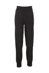 Twinset Twin-set Luxurious Wool-cashmere Blend Trousers In Black