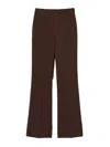 Twinset Pants In Burgundy