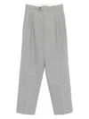Twinset Twin-set Pinstripe Tailored Pants In Gray