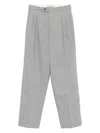 Twinset Twin-set Pinstripe Tailored Pants In Gray