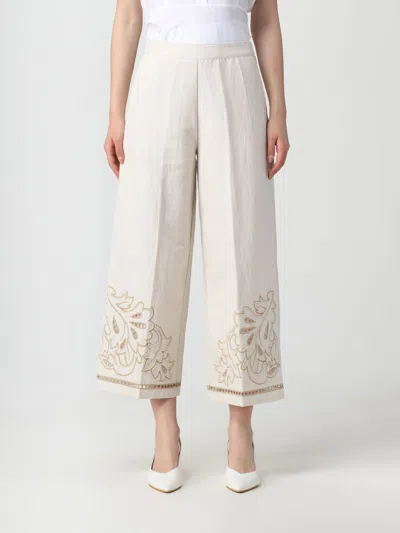 Twinset Pants  Woman Color White