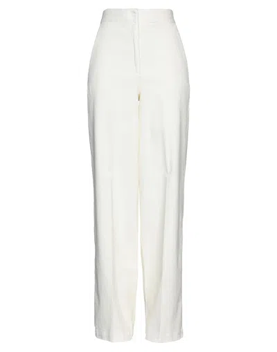 Twinset Pants In Ivory