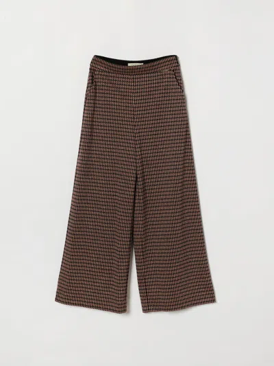 Twinset Pants Kids Color Coffee In Brown