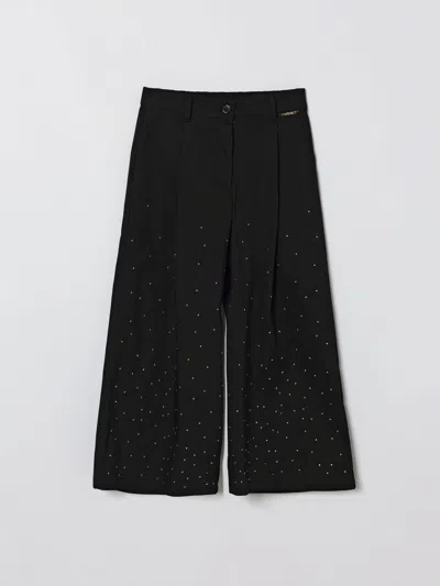 Twinset Kids' パンツ  ボーイ カラー ブラック In Black