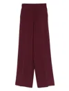 Twinset Drawstring Trousers In Red