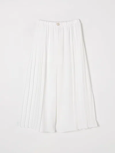 TWINSET PANTS TWINSET KIDS COLOR WHITE,G60268001