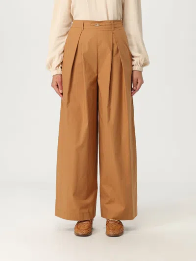 Twinset Pants  Woman Color Beige In Sand